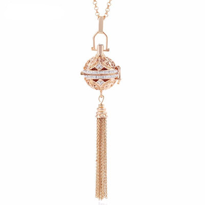 Chime Harmony Essential Oil Diffuser Tassel Necklace