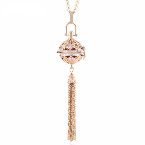 Chime Harmony Essential Oil Diffuser Tassel Necklace