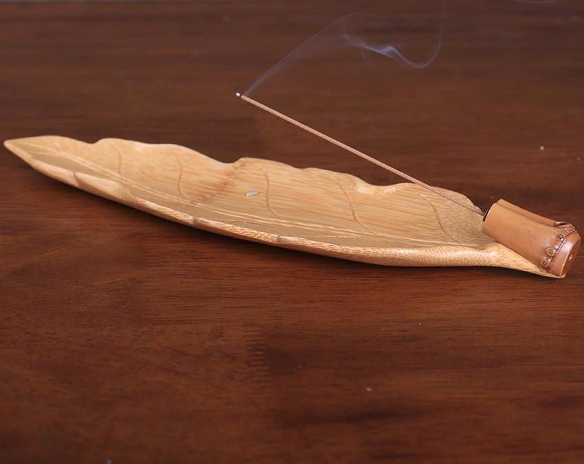 Handmade Bamboo Incense Burner