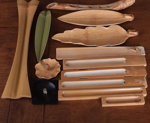 Handmade Bamboo Incense Burner