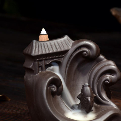 Creative Dragon Fish Incense Burner